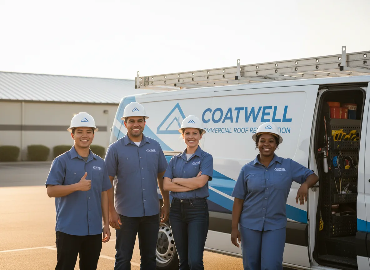 Commercial roof coating company in Itasca, TX